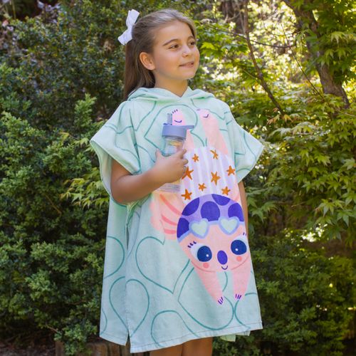 Poncho Playa con Capucha 60 x 112 cm