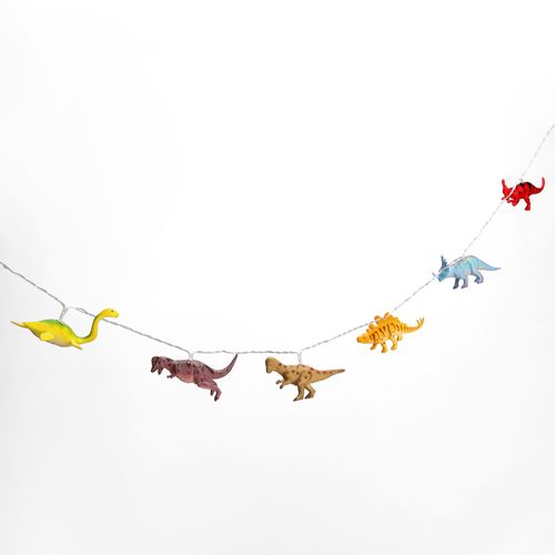 Guirnalda con Luces LED y figuras de Plástico 2 mts