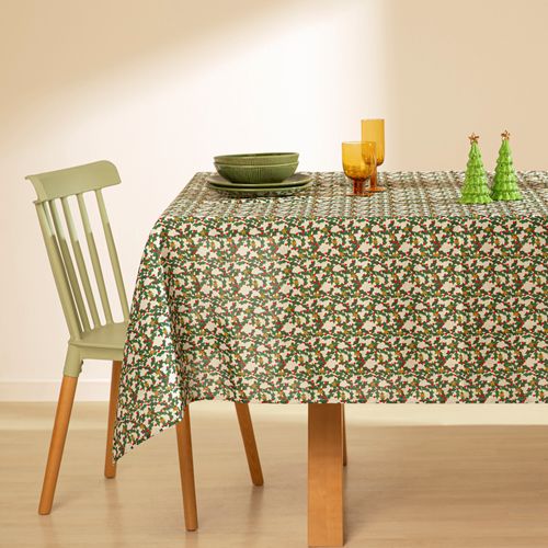 Mantel Poliéster con Estampado Navideño