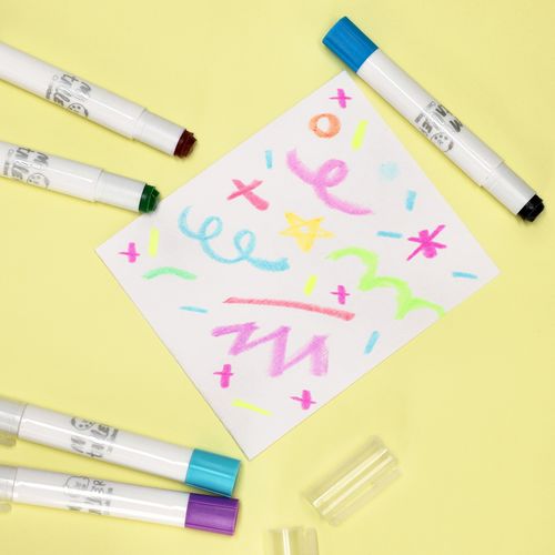 Crayones Retráctiles Gel Neón