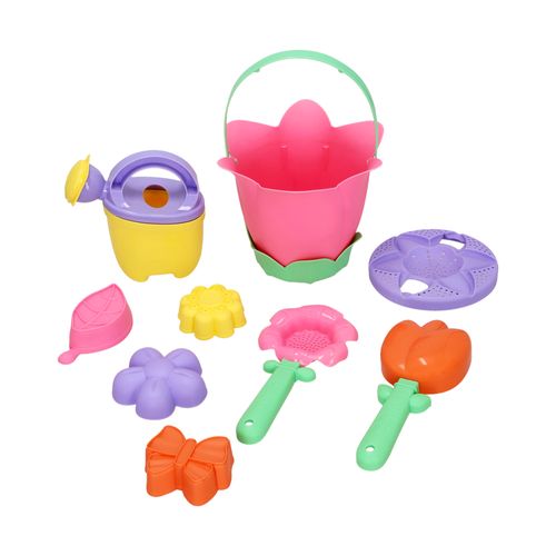 Set Balde de Playa con Forma de Flor