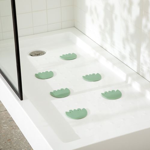Set 6 Antideslizantes para Ducha 9 x 10,5 cm