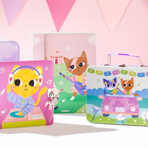 Set Tarjetas Cartas y Sticker con diseño