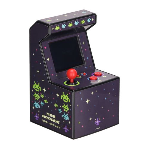 Mini Arcade con 200 Juegos 15x8.5x9 cm