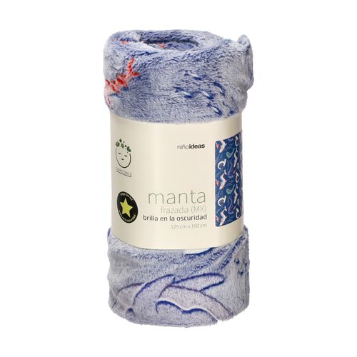 Manta Brilla En La Oscuridad 125 x 150 cm
