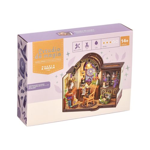 Modelo Armable a Escala Estudio de Magia 21.5x13.3x17.5 cm