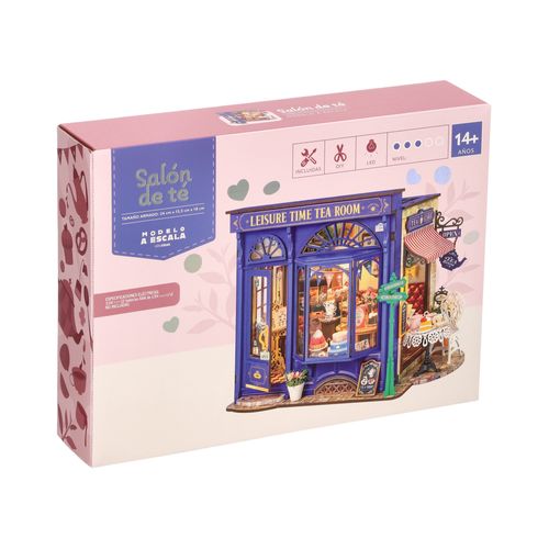 Modelo Armable a Escala Salón de Té 24x15,5x18 cm