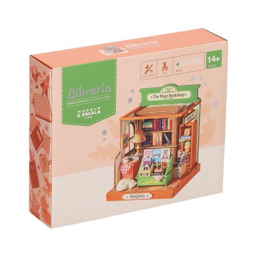 Modelo Armable a Escala Librería 9.8x9.6x11.9 cm