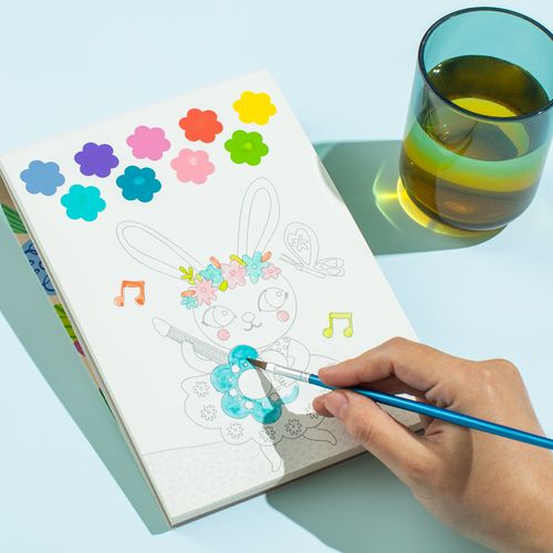 Cuaderno Block para Colorear con Acuarelas