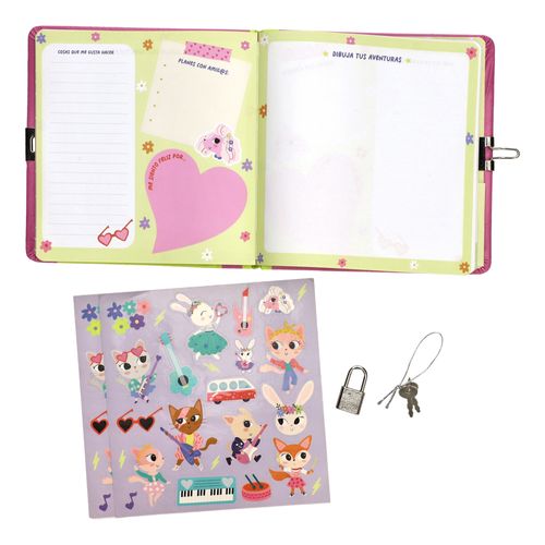 Diario de secretos Infantil 17x3x17 cm