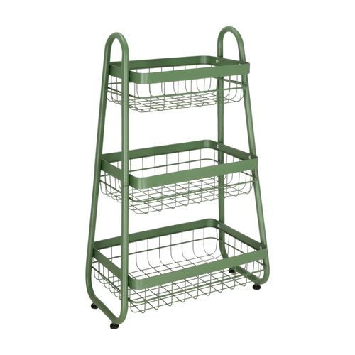 Verdulero de Metal 3 Niveles Pirámide 35,6x29,2x76,5 cm