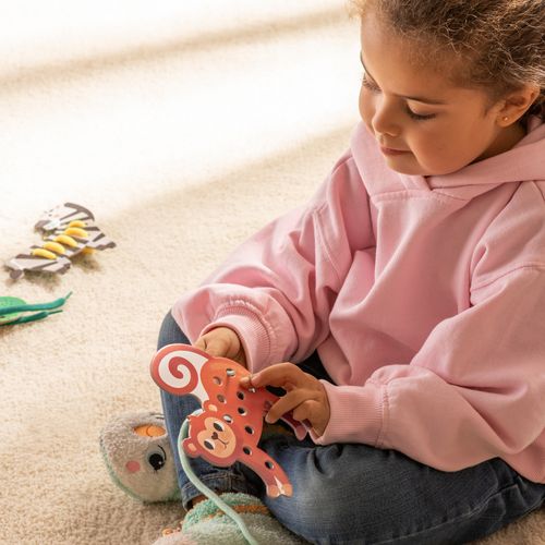 Hilando Tarjetas con Figura de Animalitos