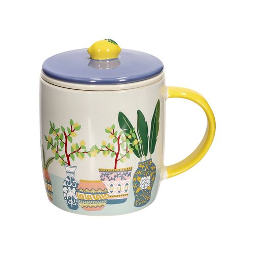 Mug de Cerámica con Infusor y Diseño 350 ml