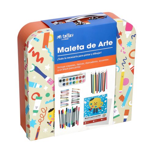Maleta de Arte con Accesorios para Pintar y Dibujar