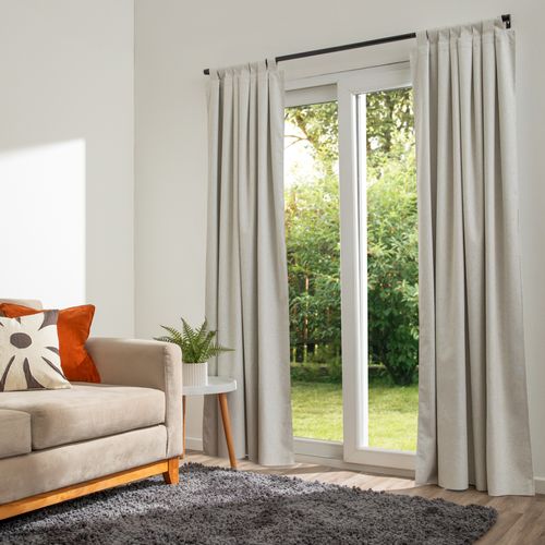 Cortinas Blackout Textura con Presillas 140 x 240 cm