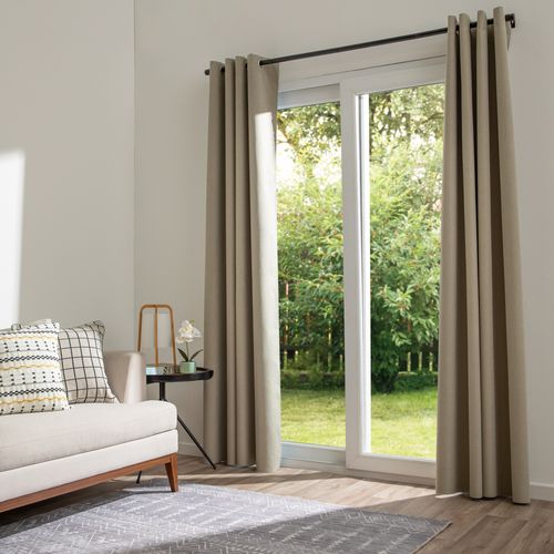 Set 2 Cortinas Blackout con Ojetillos 140 x 240 cm