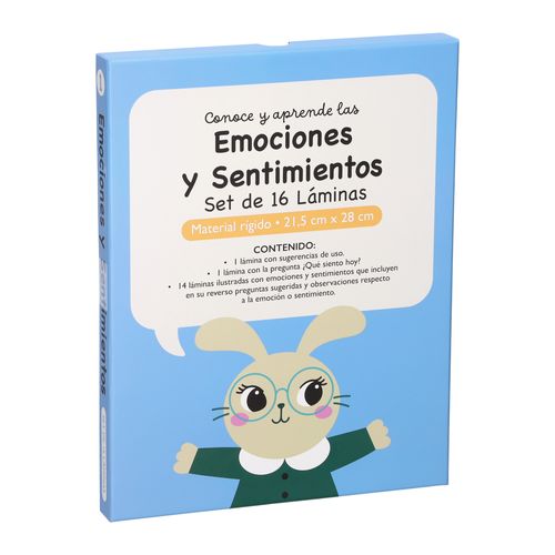 Láminas con Emociones y Sentimientos XL 21,5x28 cm