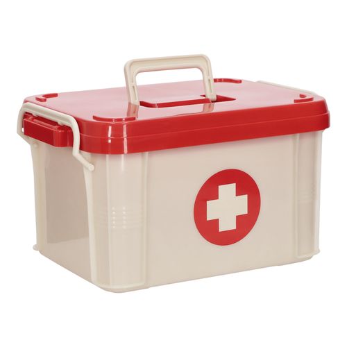 Botiquín de Plástico con Bandeja de Divisiones 9 L