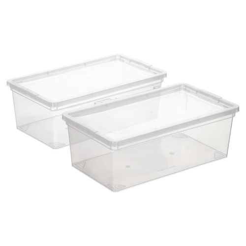 Set 2 Cajas de Plástico 6 l