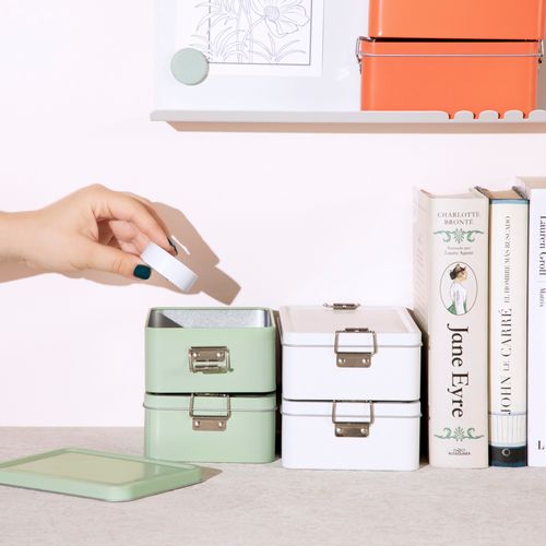 Caja Organizadora Metálica 15x6x6,5 cm