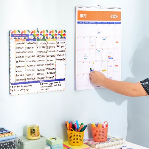 Calendario Anual Escolar 2026 35x50 cm