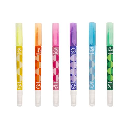 Set 6 Plumones Borrables 1x14,1 cm