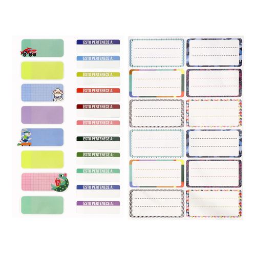 Set Adhesivos Multiuso Escolar 20x7x8 cm