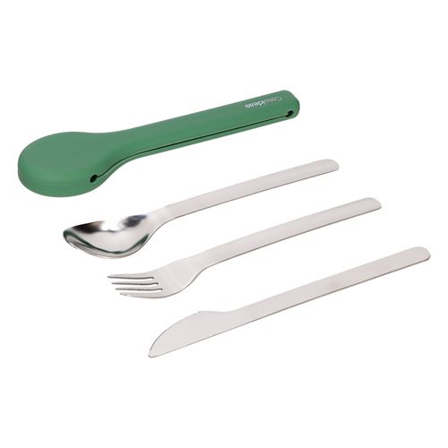 Set Cubiertos de Metal Escolar