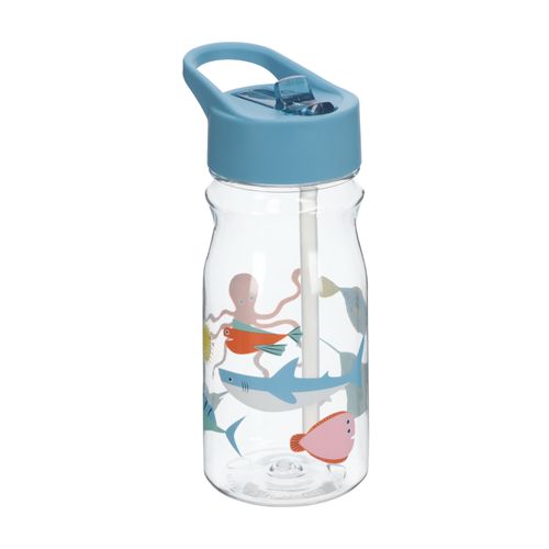 Botella de Agua con Bombilla 500 ml