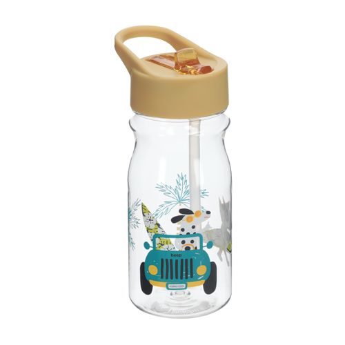 Botella de Agua con Bombilla 500 ml