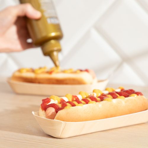 Set 6 Platos Cóctel Desechables 20x7,5x3 cm