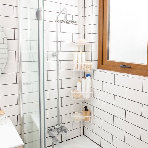 Organizador Esquina Ducha Aluminio
