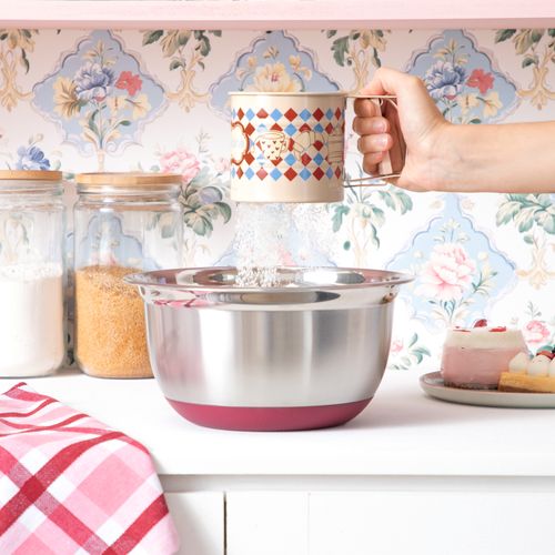 Cernidor de Acero Inoxidable con diseño 15,5x10,5x9,5 cm