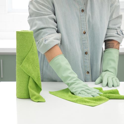 Set Rollo 15 Paños de Microfibra Reutilizables 30 x 30 cm