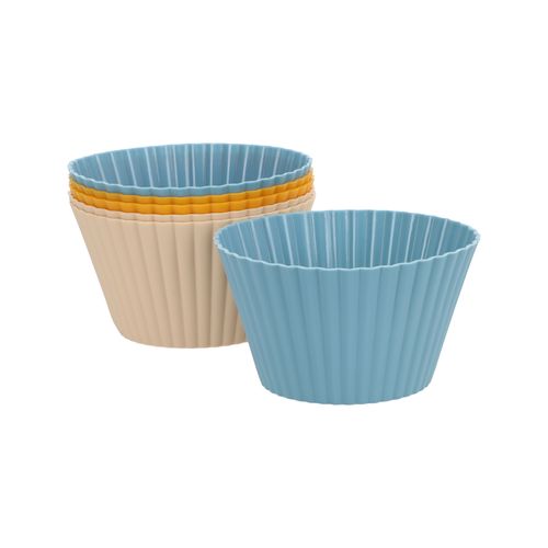 Set 6 Moldes de Silicona para Muffin 9 x 4,3 cm