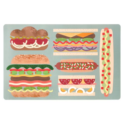 Set 6 Individuales con diseño 28 x 43 cm