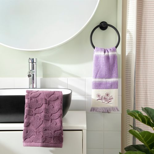 Toalla Visita de Algodón con Diseños 40 x 70 cm