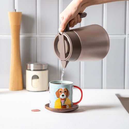 Platito para Mug de Madera Ø12 cm