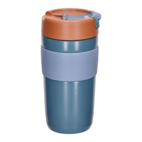 Vaso Térmico de Acero Inoxidable y Silicona 450 ml