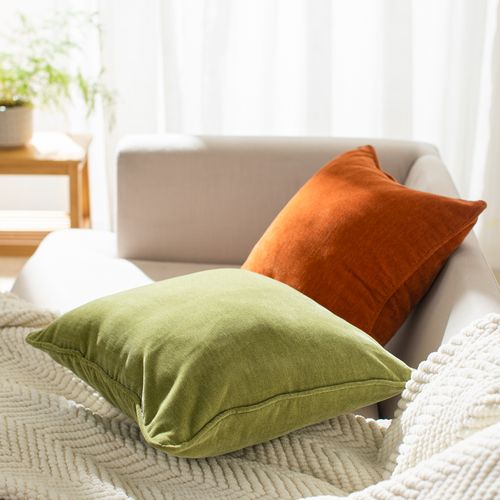 Funda de Cojín Terciopelo Liso 45 X 45 CM