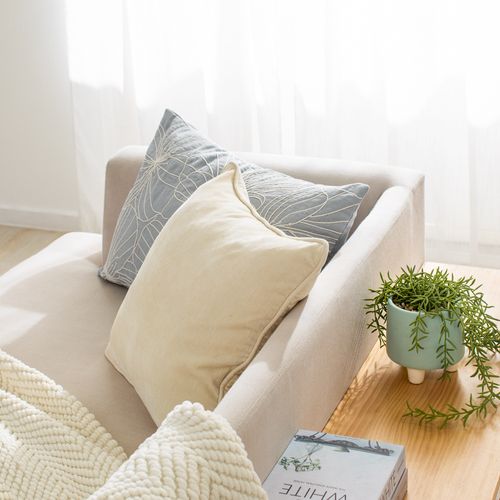 Funda de Cojín Terciopelo Liso 45 X 45 CM