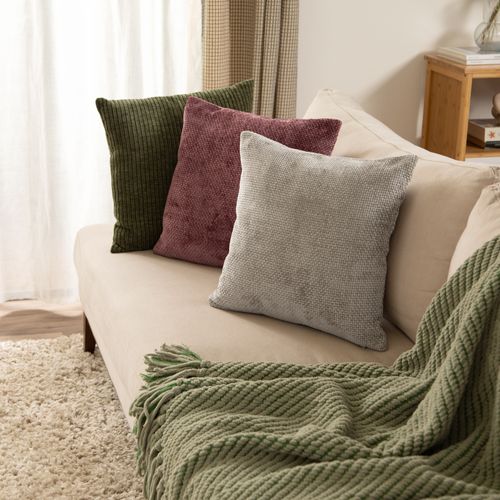 Funda de Cojín Tercipelo Textura 45 X 45 CM