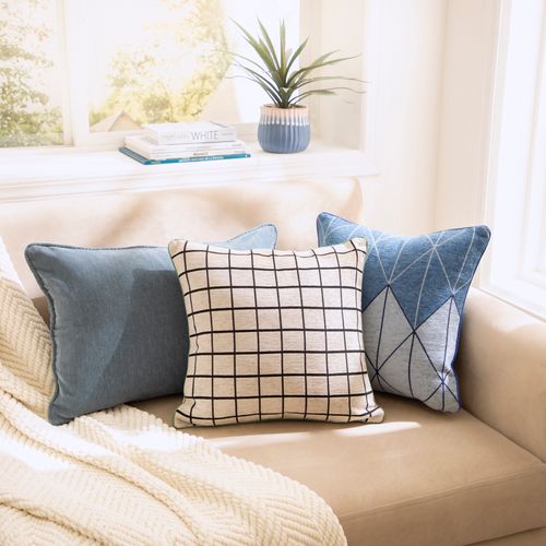 Cojín Tejido Jacquard con Diseño 45 X 45 CM