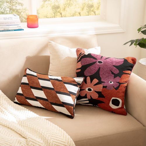 Cojín Tejido Jacquard con Diseño 45 X 45 CM