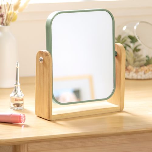 Espejo de Mesa Bambú con Base 18x4,5x21 cm