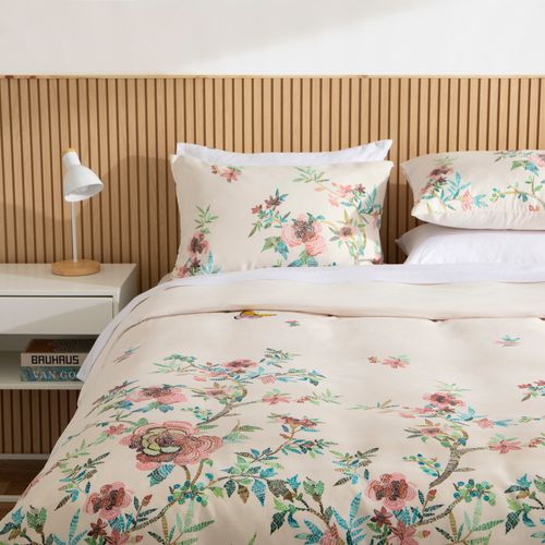 Funda Plumón Estampada y Bordada Boró