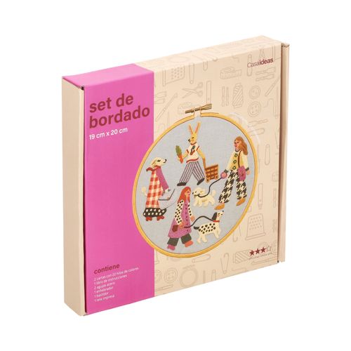 Set Bastidor de Madera con Figura para Bordar
