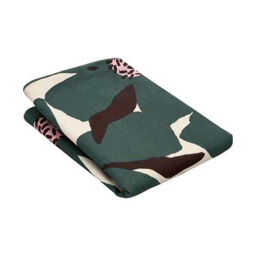 Funda de Cojín Algodón con Flor 45 X 45 CM