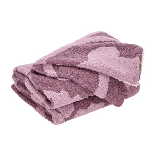 Manta Jacquard Doble con Corderito 125 x 150 cm