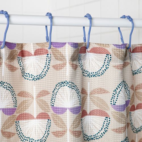 Cortina de Baño Waffle Texturizada 180 x 180 cm